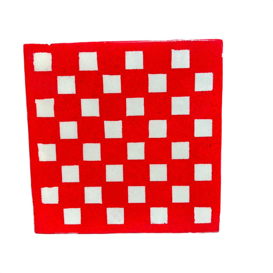 Cherry Red - Resin Coated Chess Board