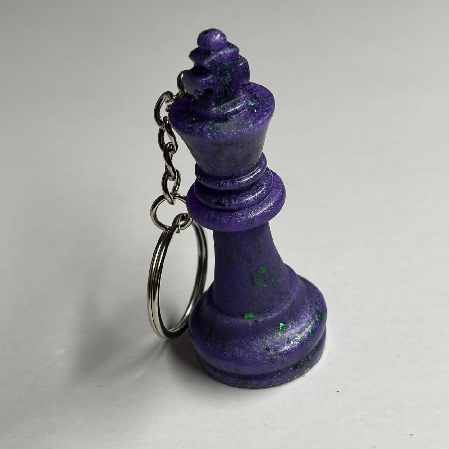 Purple Night King - Handmade Resin Keychain