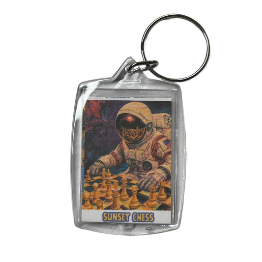 Space Agent - Chess  Photo Keychain