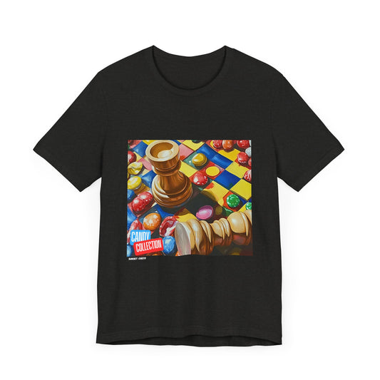 Candy Spread - Black Chess T Shirt