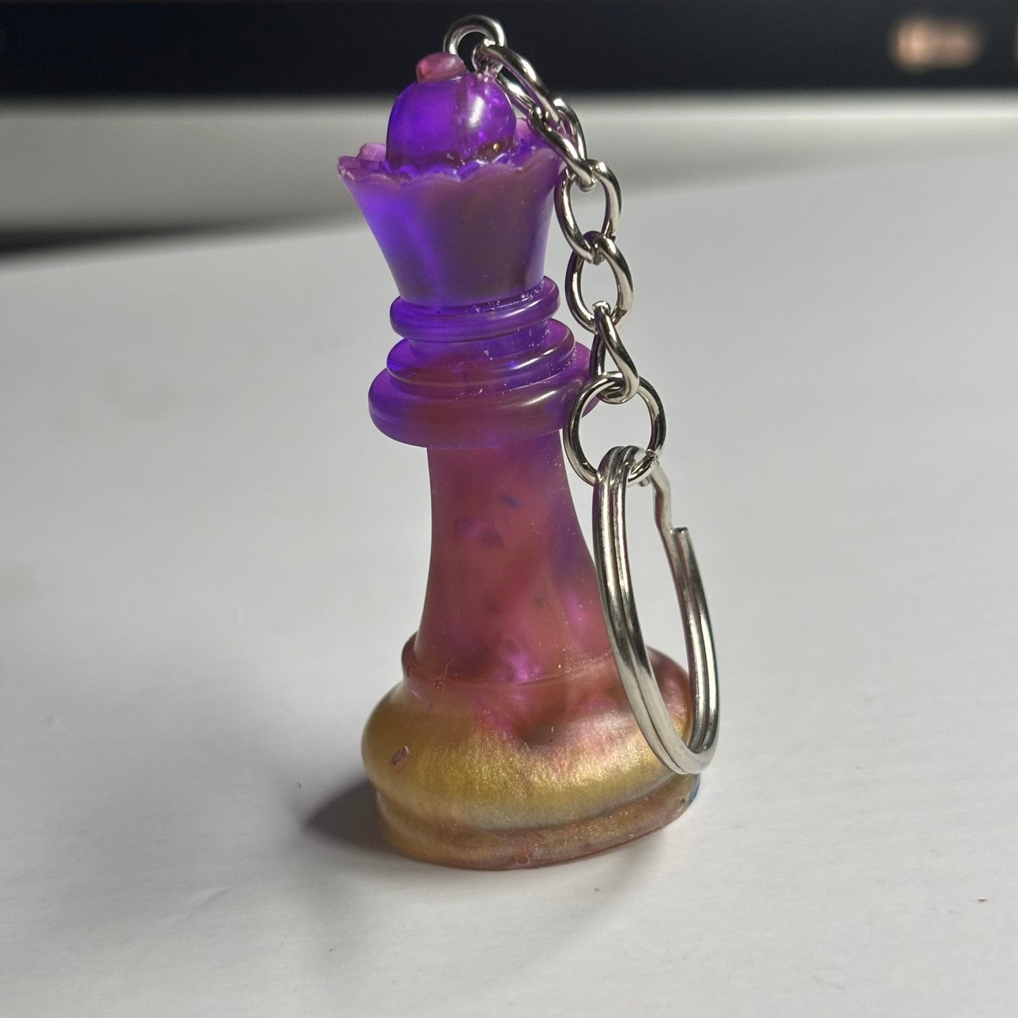 Royal Space Queen - Handmade Resin Keychain