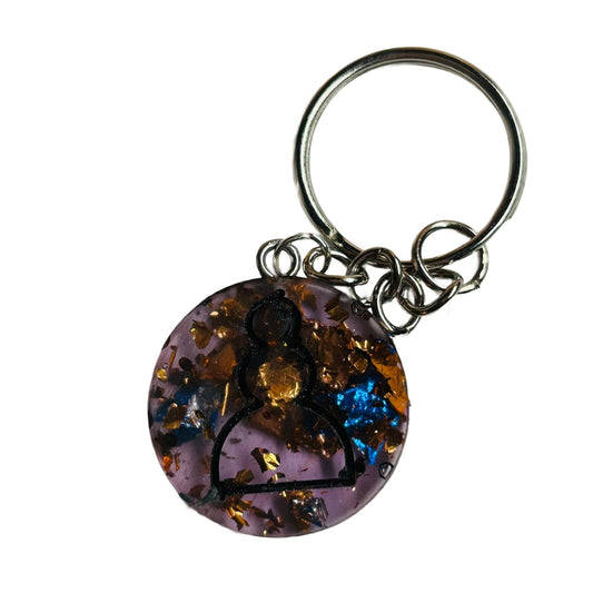 Purple Supreme Pawn - Handmade Resin Keychain