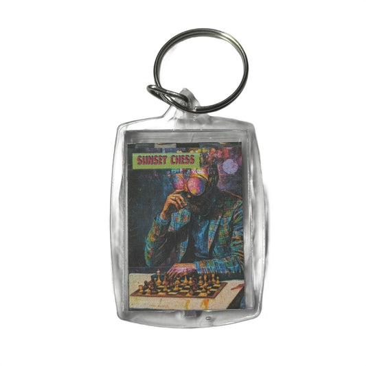 Beatle Eyes - Chess  Photo Keychain
