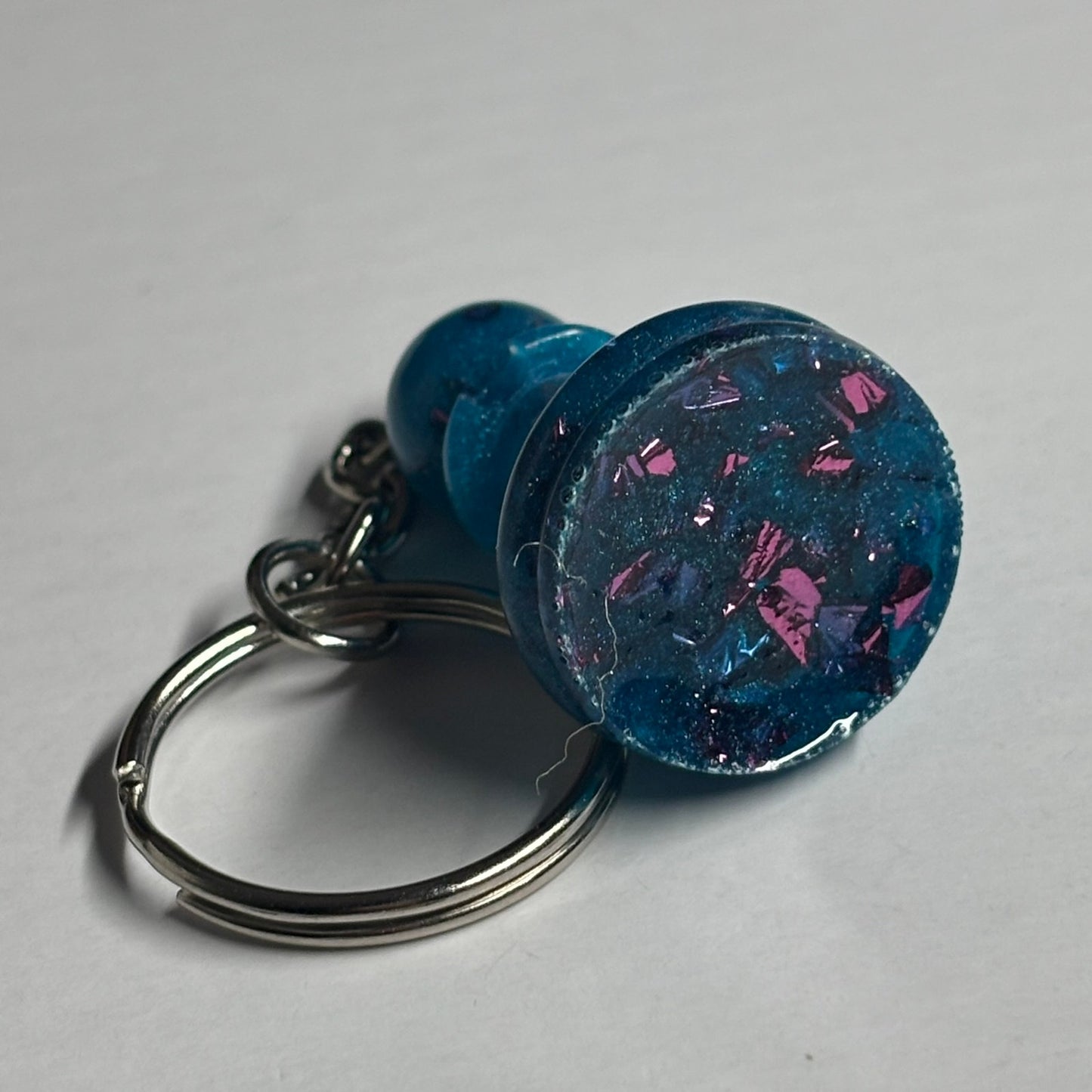 Blue Pawn - Handmade Resin Keychain