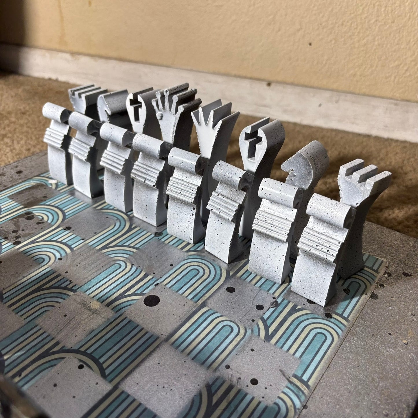 Space Gray Mix - Large Deluxe Chess Set