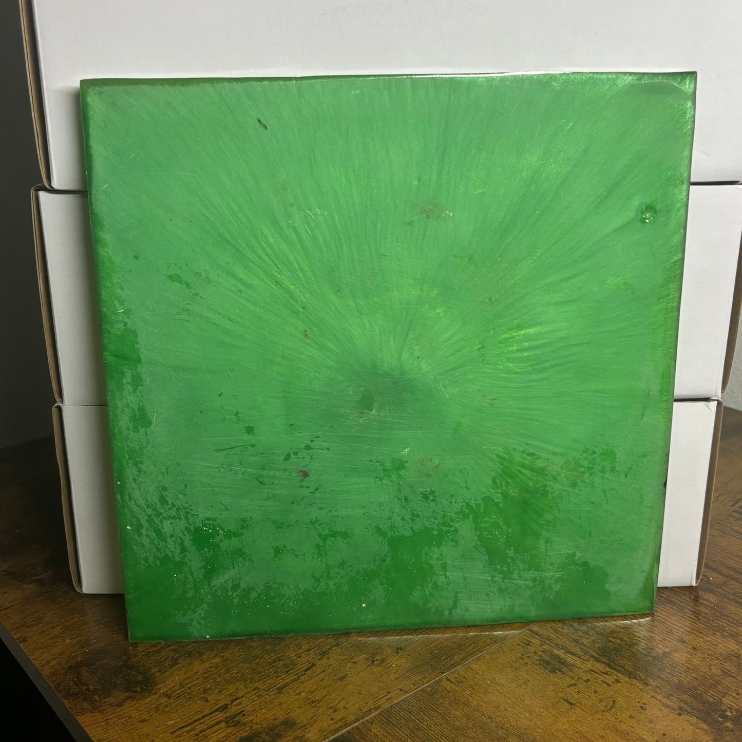 Solid Green - Resin Chess Board