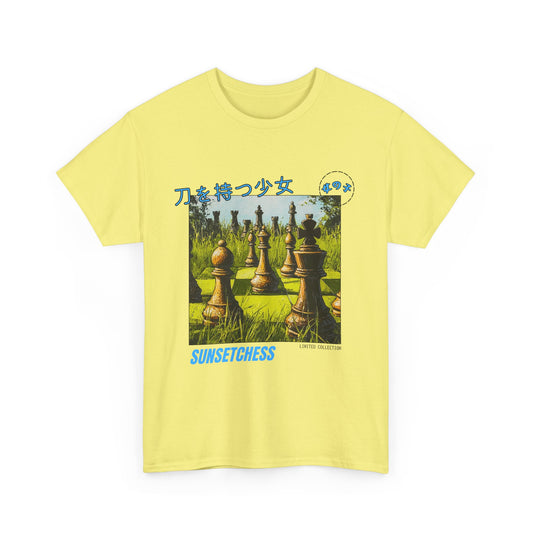 Chess In The Meadow - Yellow Chess T Shirt