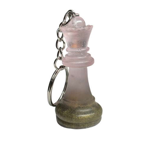 Vintage Pink Queen - Handmade Resin Keychain