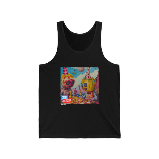 Candy Men Play Chess - Black Chess Tank Top