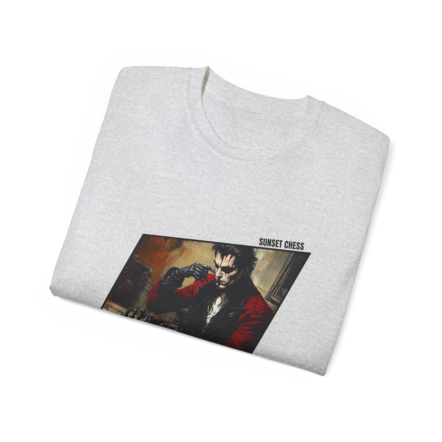 A Strategic Monster - Light Gray Chess T Shirt