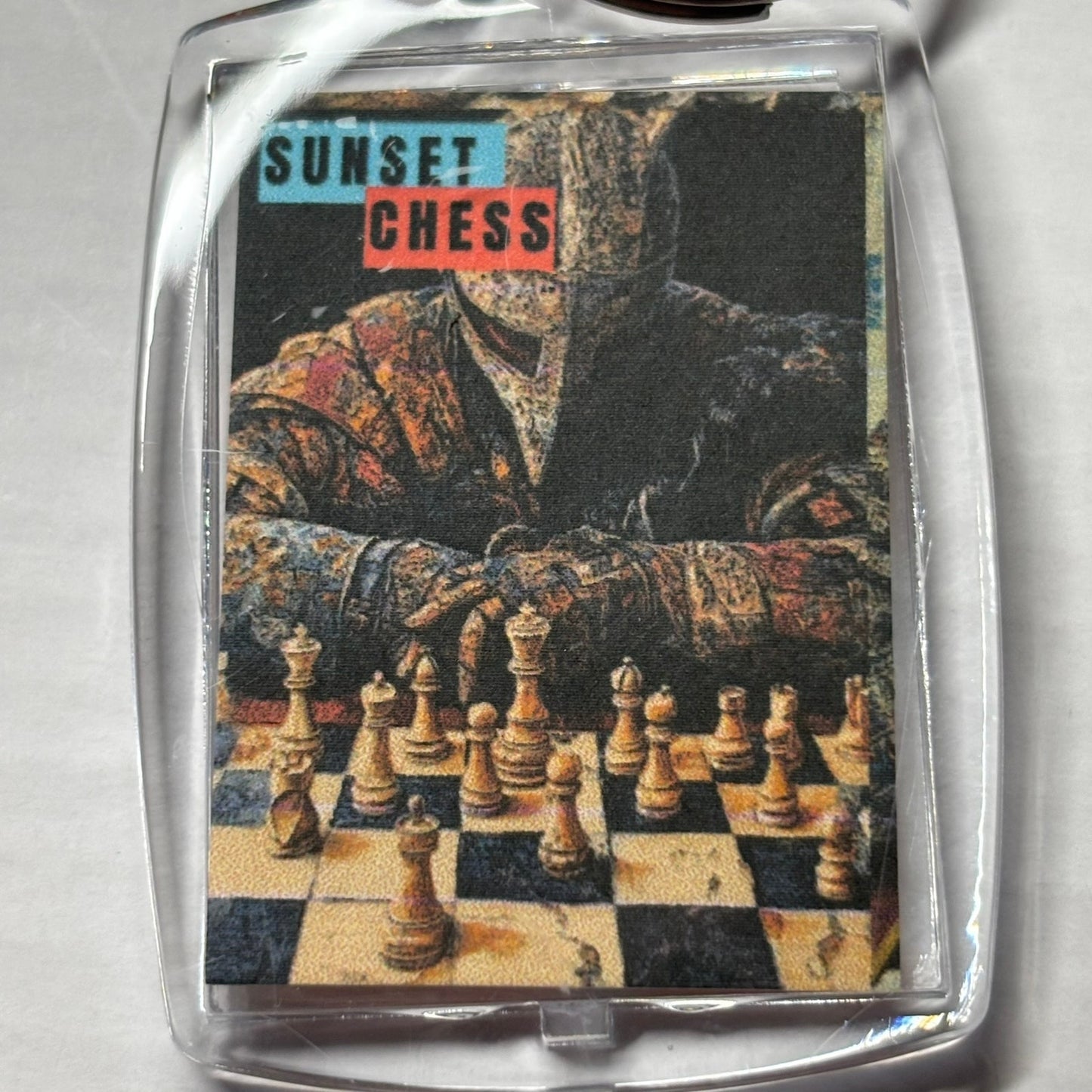 Vikings Game - Chess  Photo Keychain