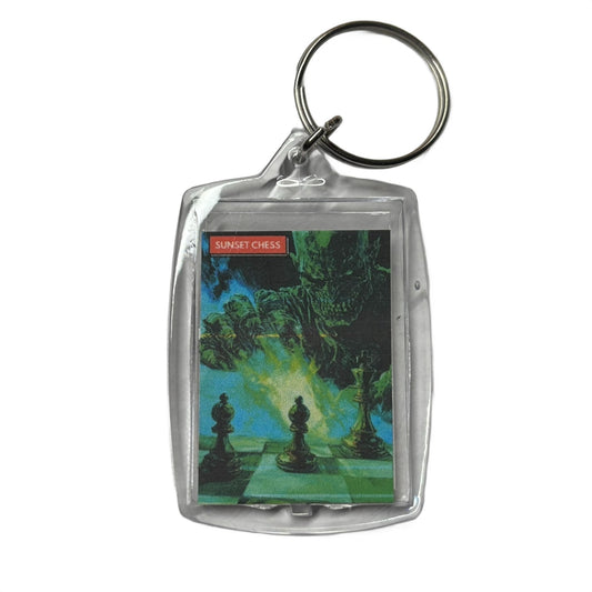 Green Lagoon - Chess  Photo Keychain