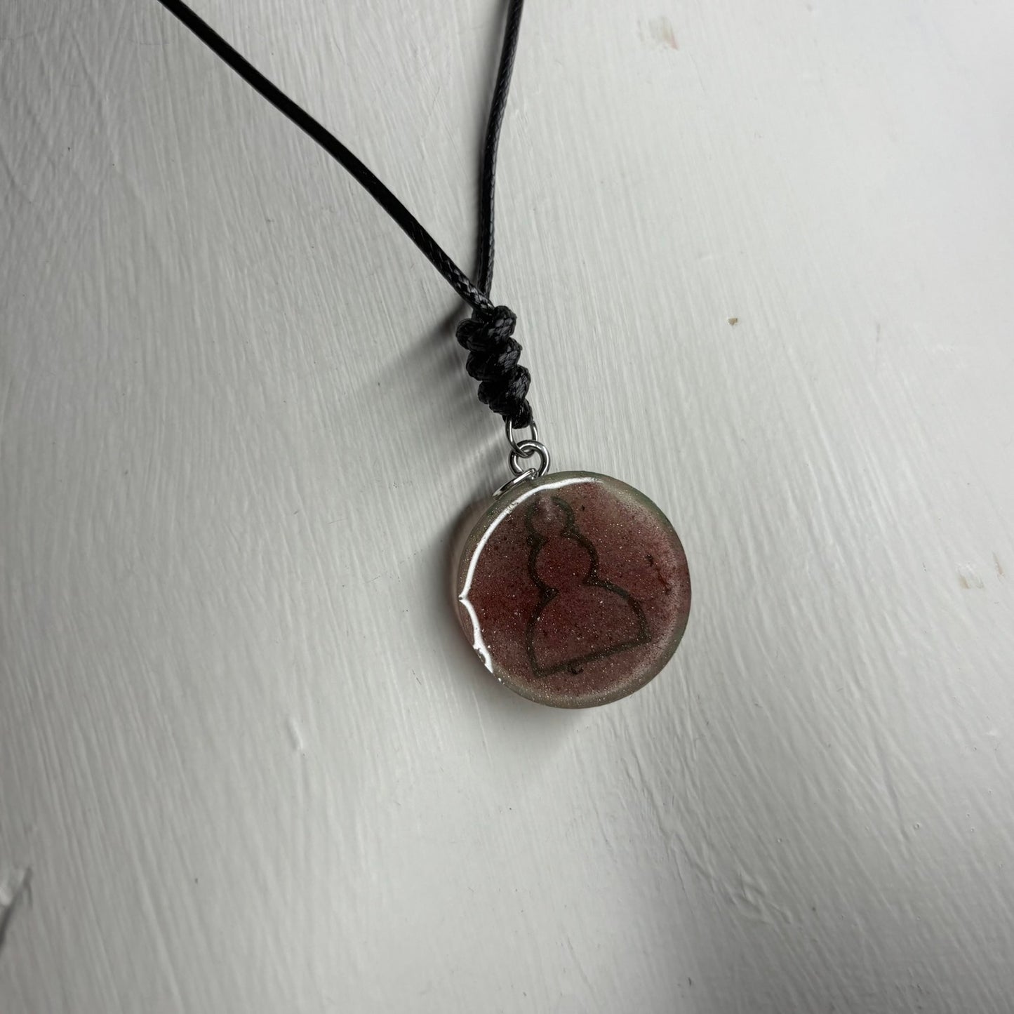 Simple Pawn - Handmade Resin Chess Necklace