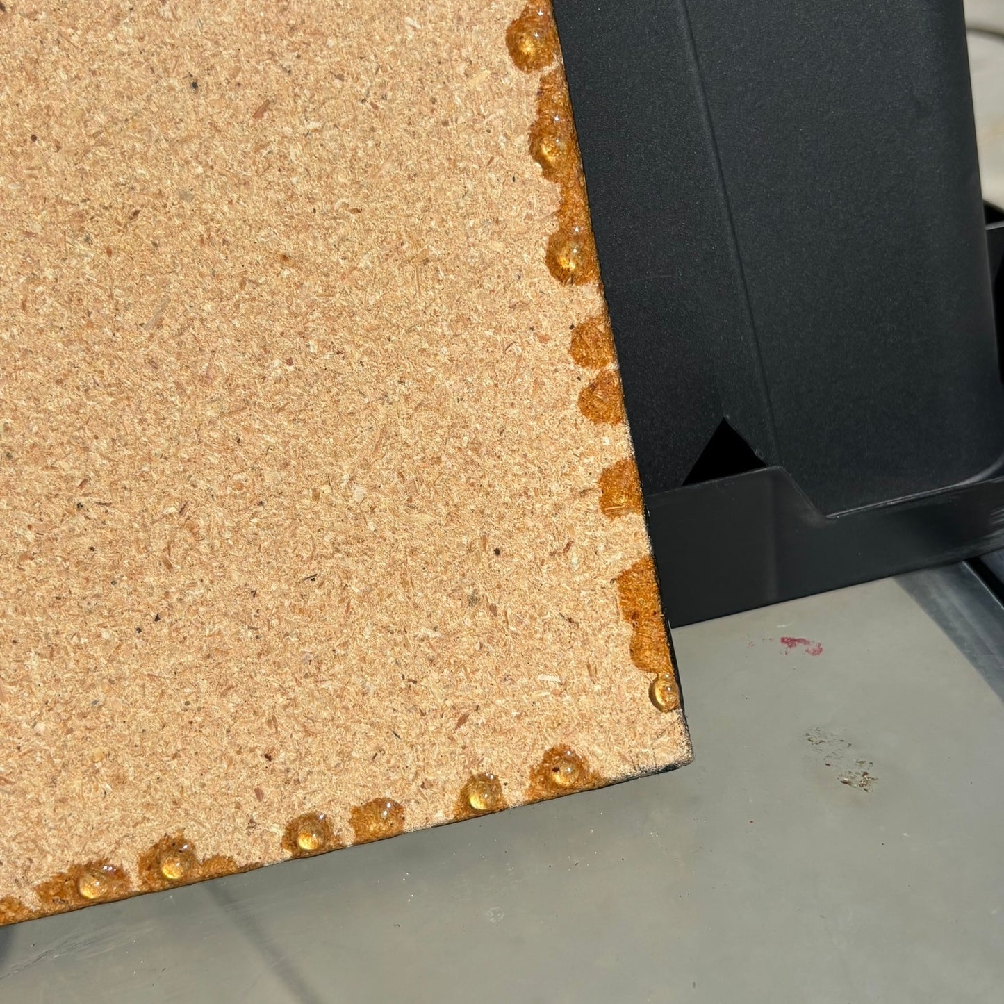 Golden Green - Resin Coated Chess Board