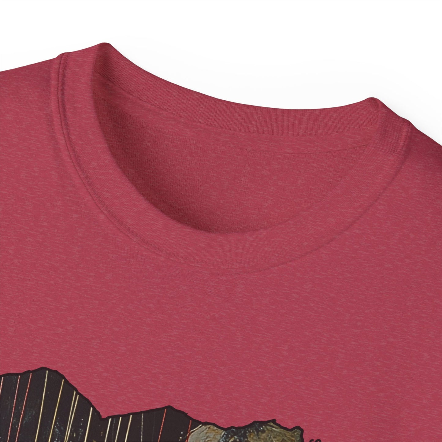 Chess on Strings - Heather Cardinal Red Chess T Shirt