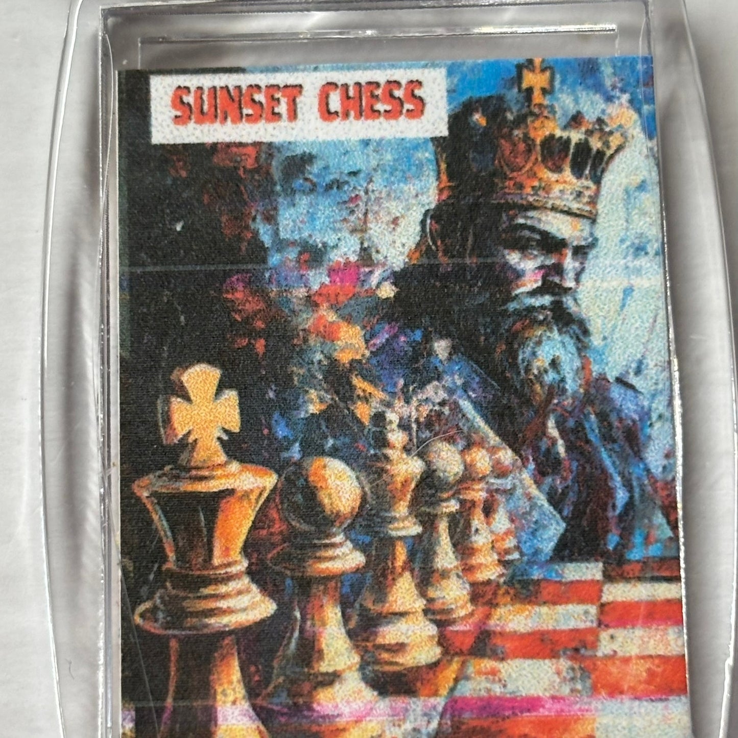Side King - Chess  Photo Keychain