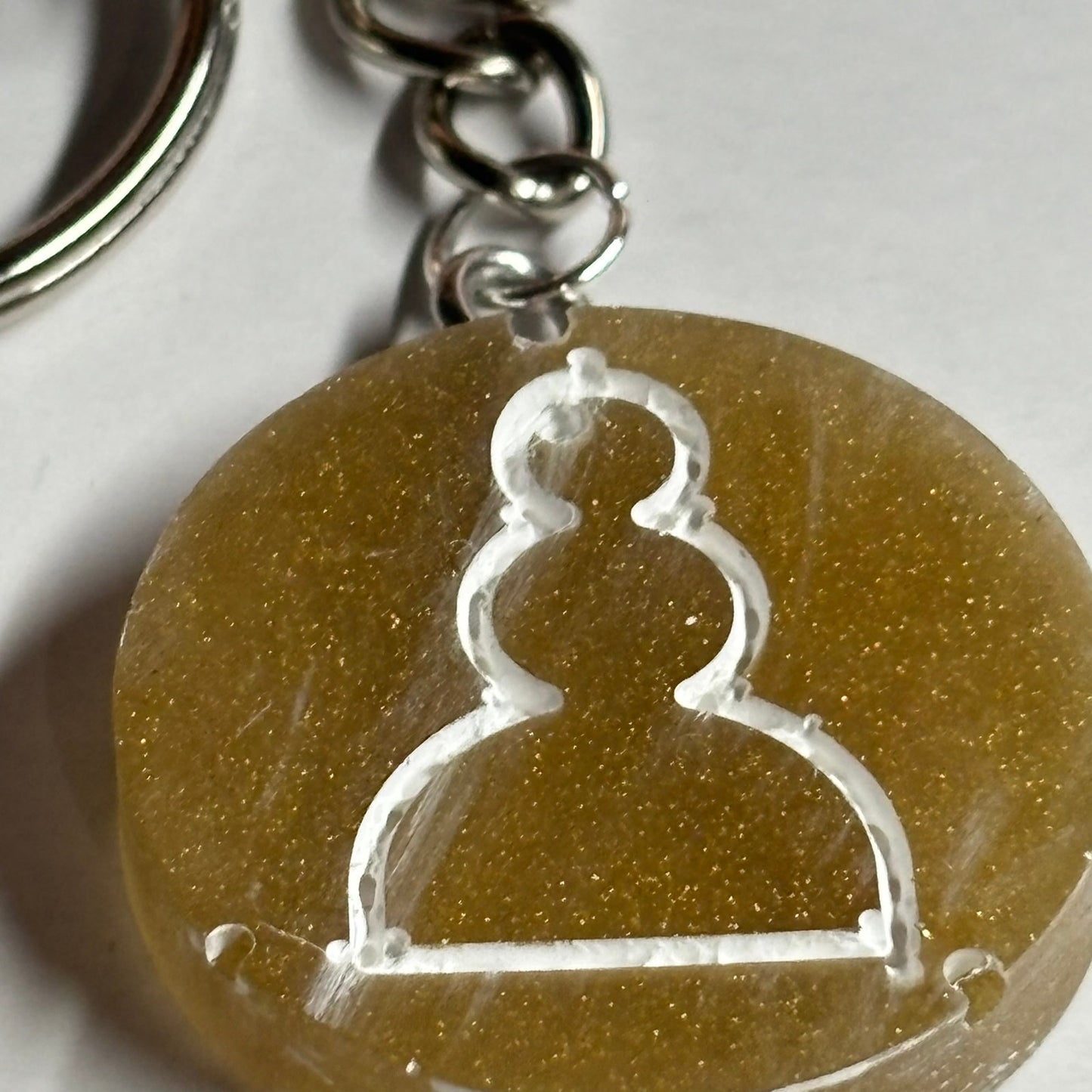 Banana Pawn - Handmade Resin Keychain - Flat Edition