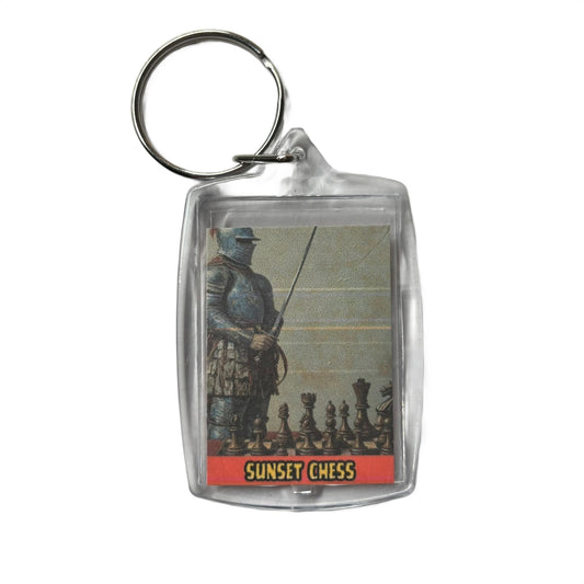 Stern Warrior - Chess  Photo Keychain