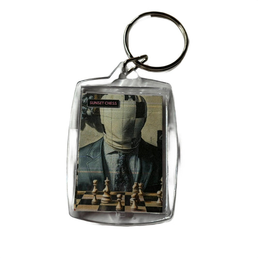 White Rag - Chess  Photo Keychain