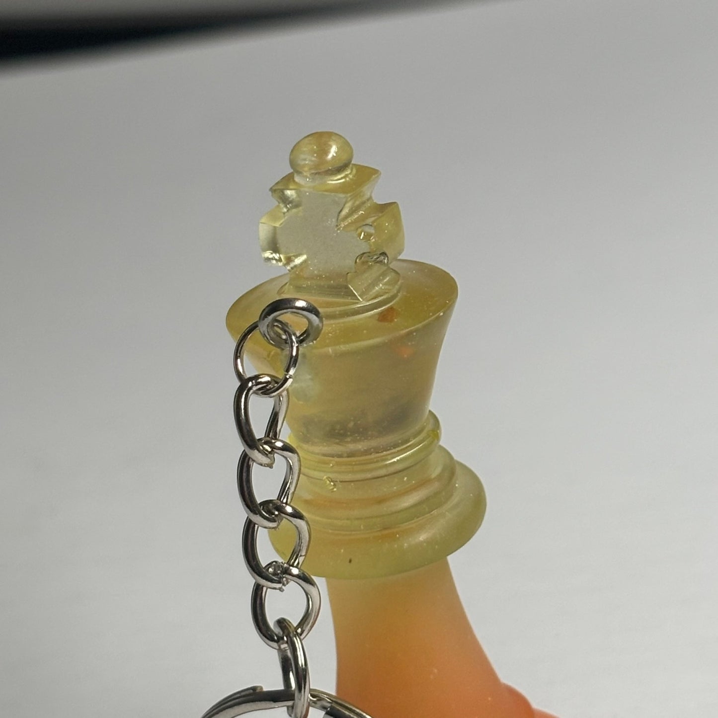 Orange/Yellow King - Handmade Resin Keychain
