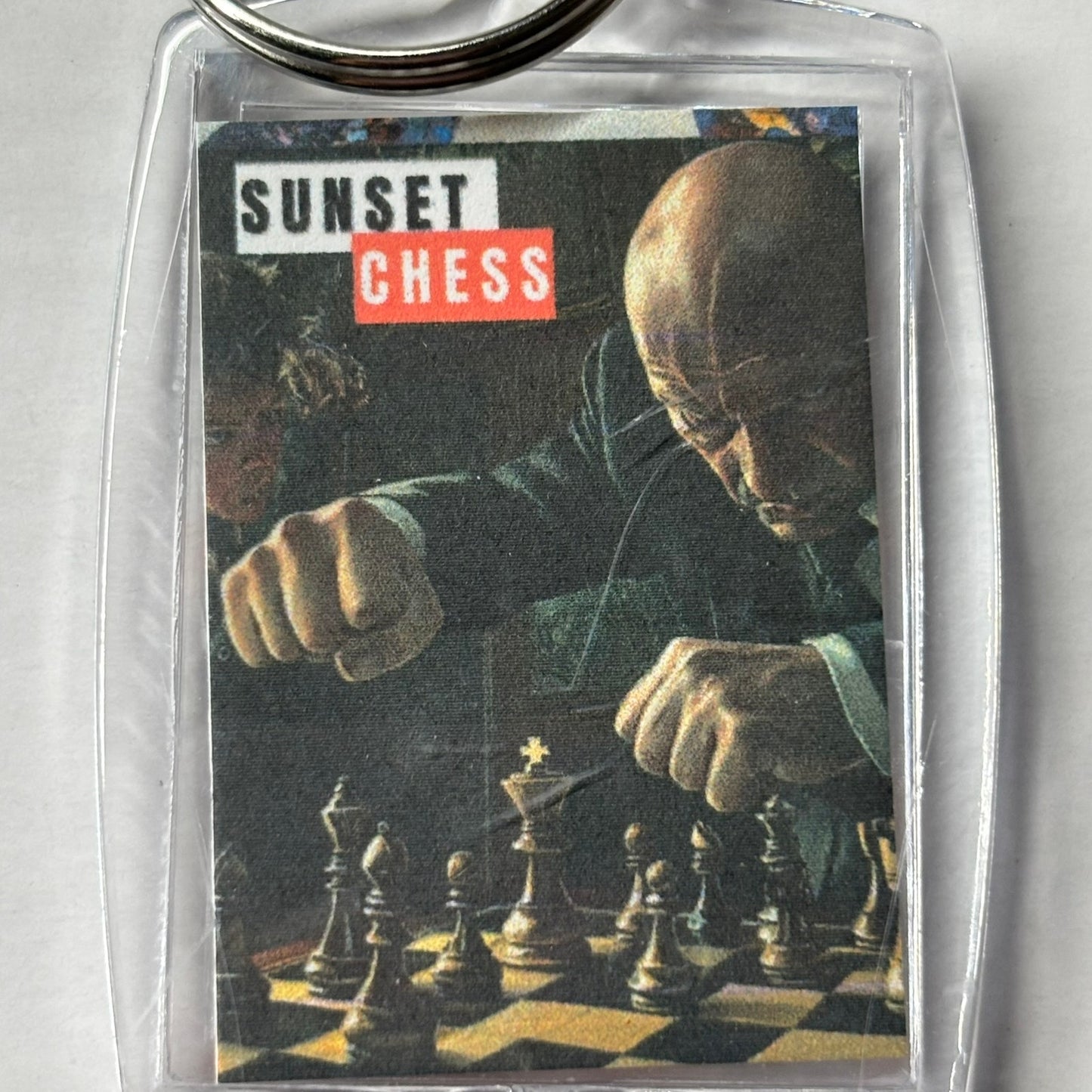 The Business Man - Chess  Photo Keychain