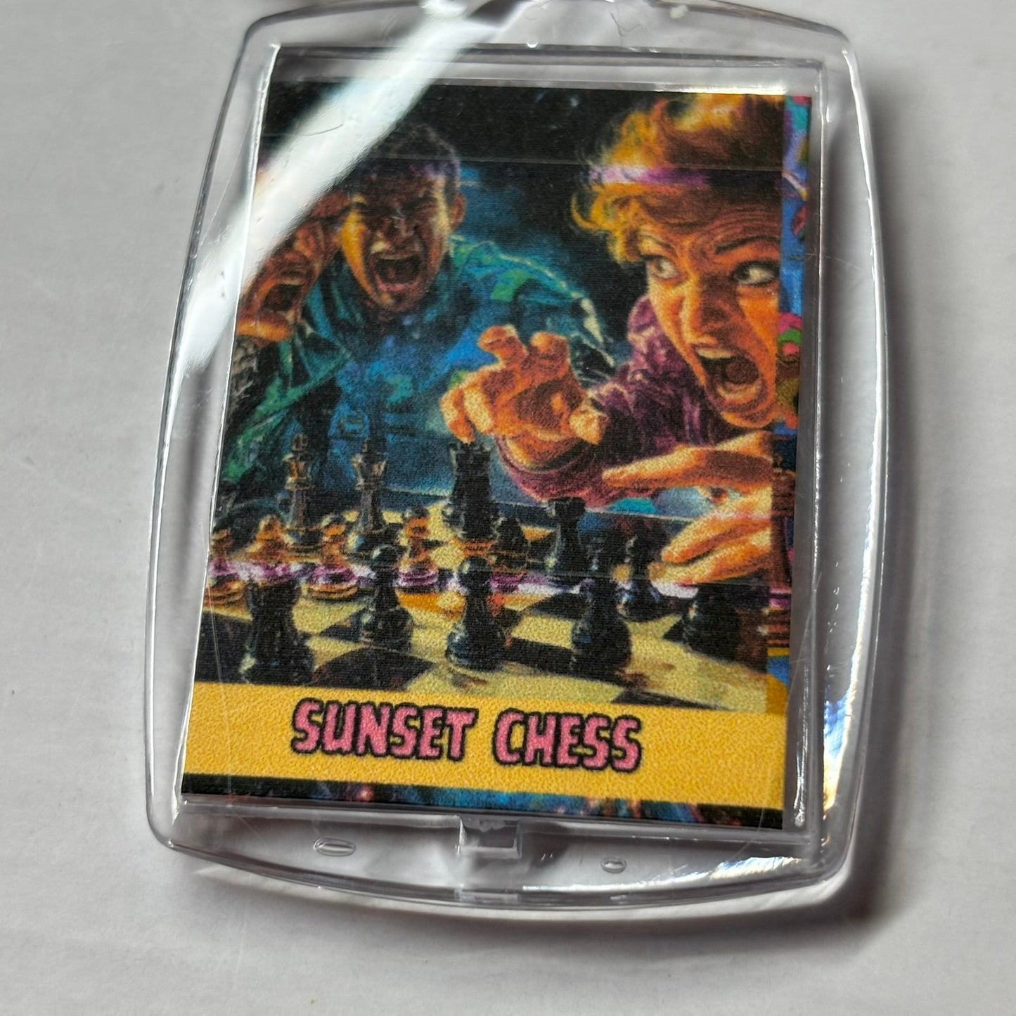 Yikes Move - Chess  Photo Keychain