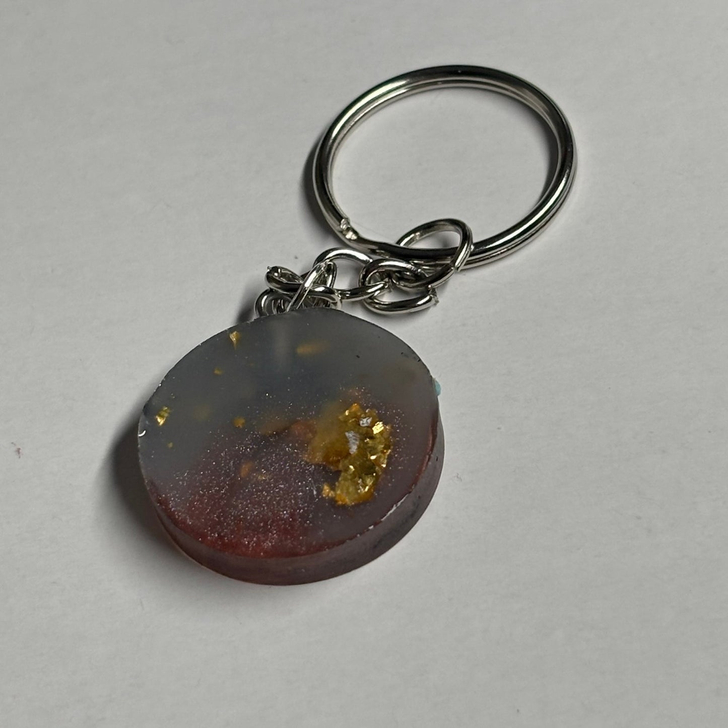 Dark Silver Pawn - Handmade Resin Keychain