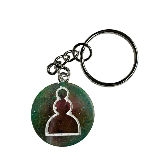 Green Mixer Pawn - Handmade Resin Keychain