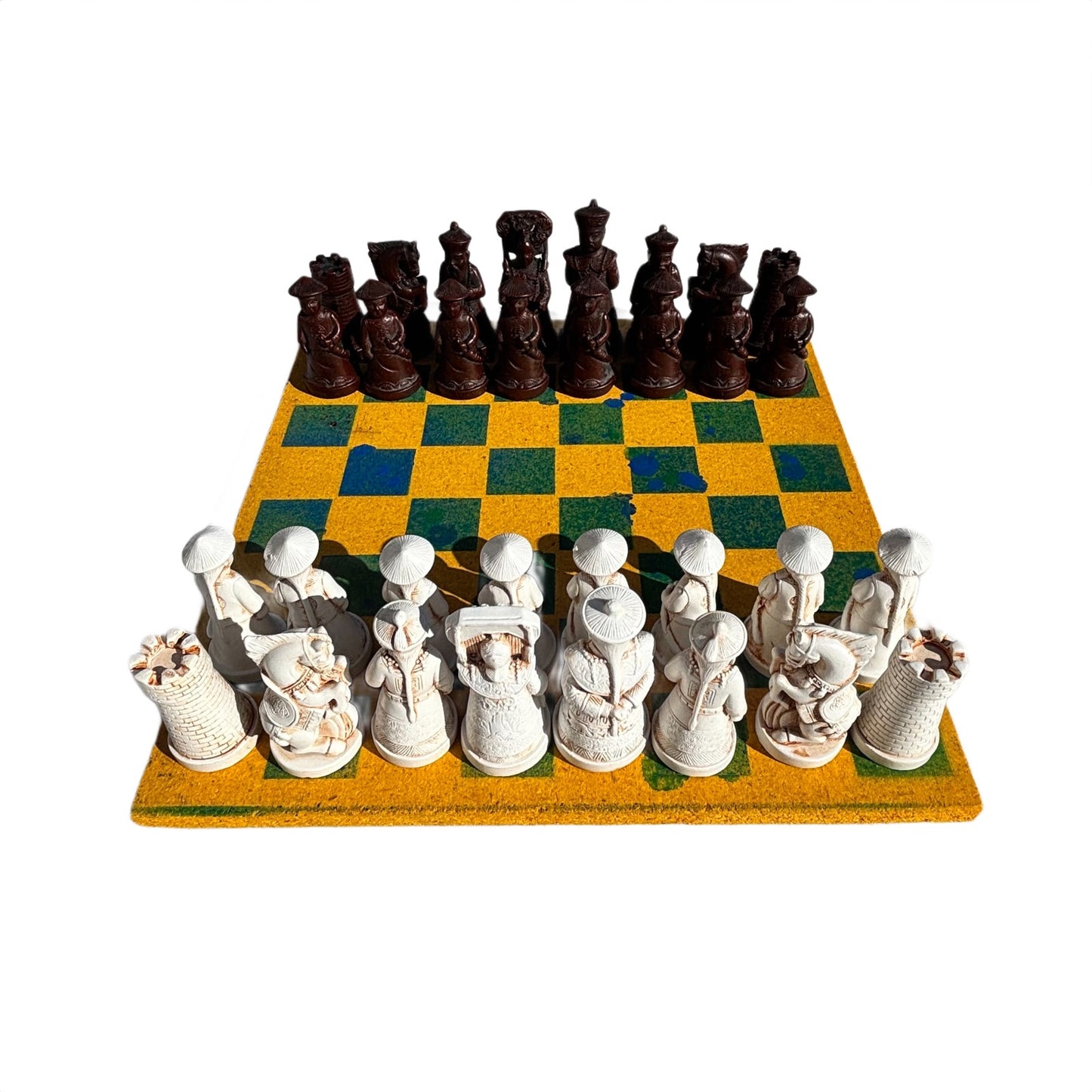 Green Bay Yellow - Chinese Edition Chess Set