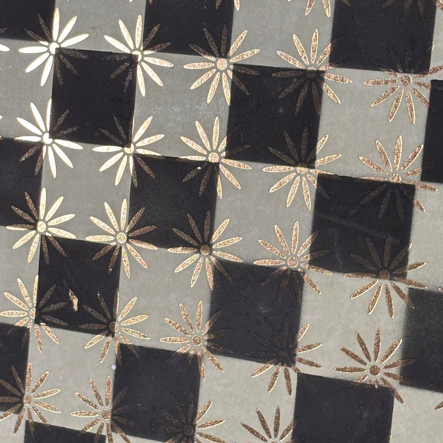 Golden Green - Scrapbook Chess Board