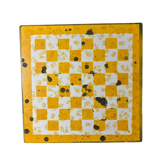 Sunset Yellow - Scrapbook Chess Board