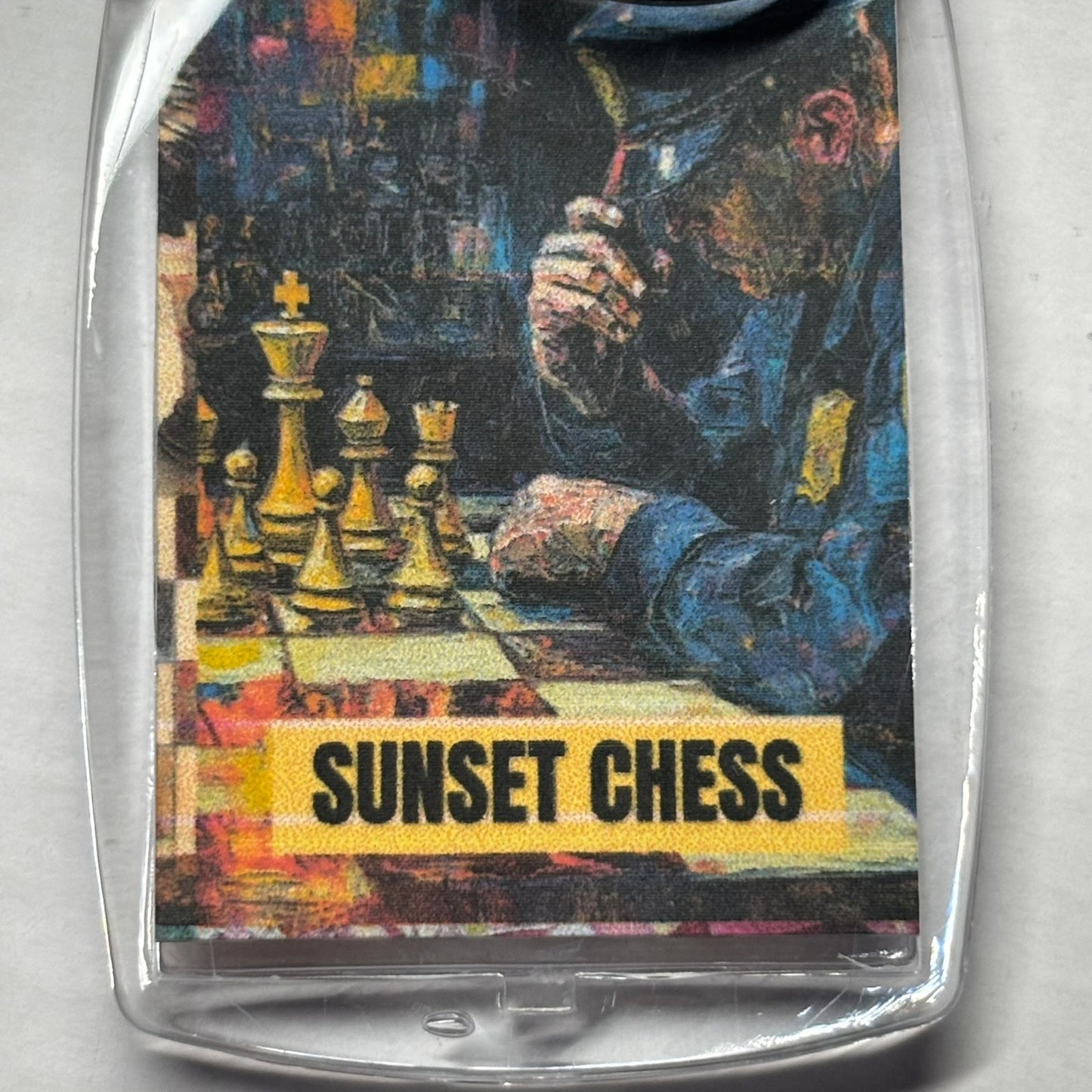 The Officer - Chess  Photo Keychain