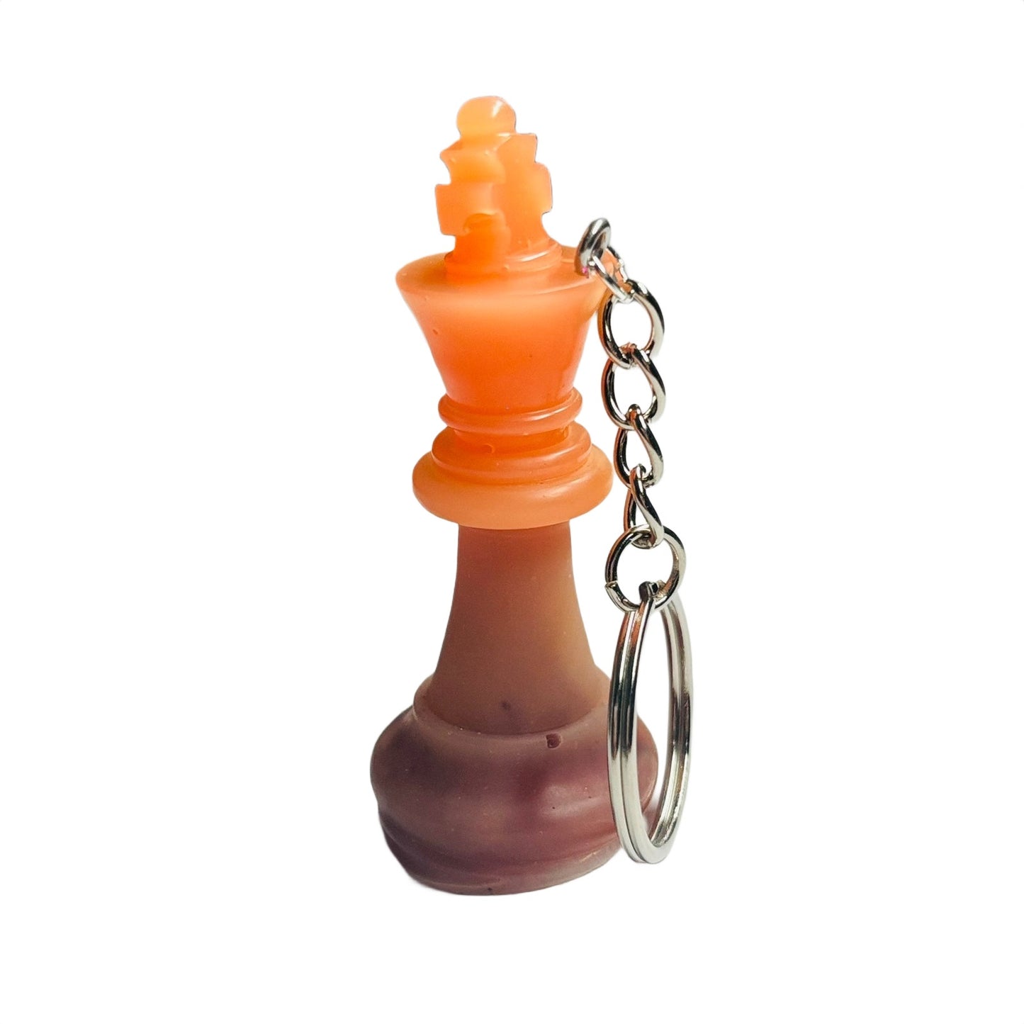 Orange Brown king - Handmade Resin Keychain