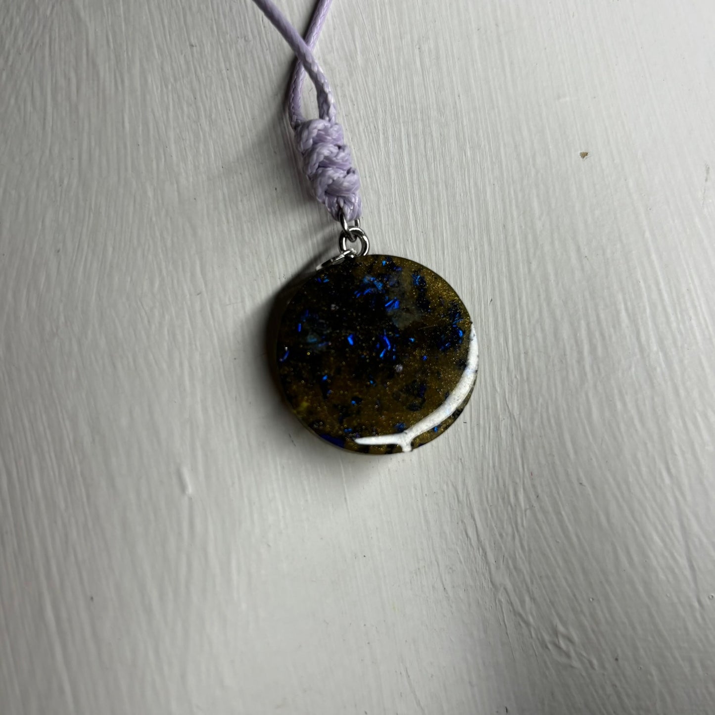 Dark Green Pawn - Handmade Resin Chess Necklace