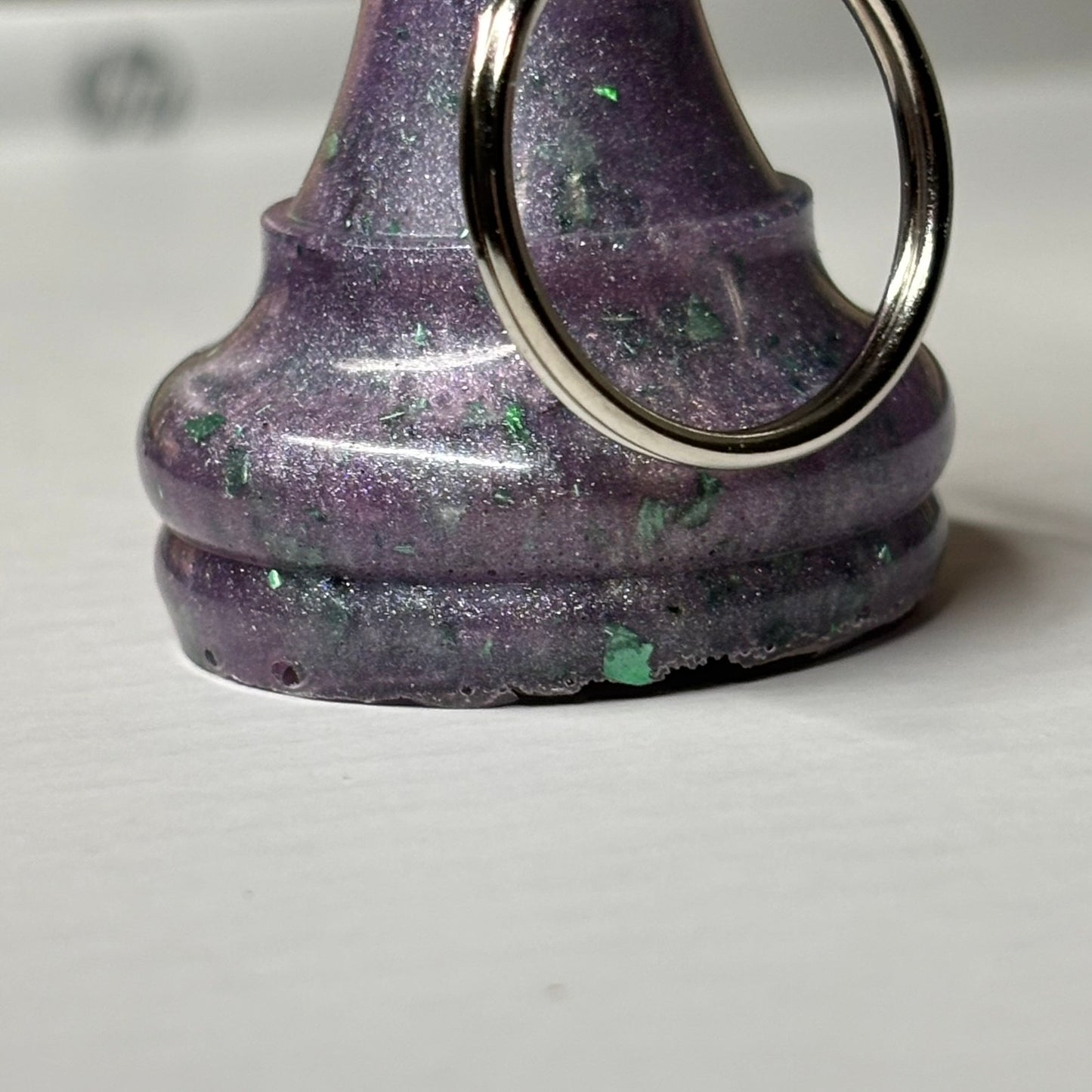 Supreme Purple Bishop - Handmade Resin Keychain - Large Edition