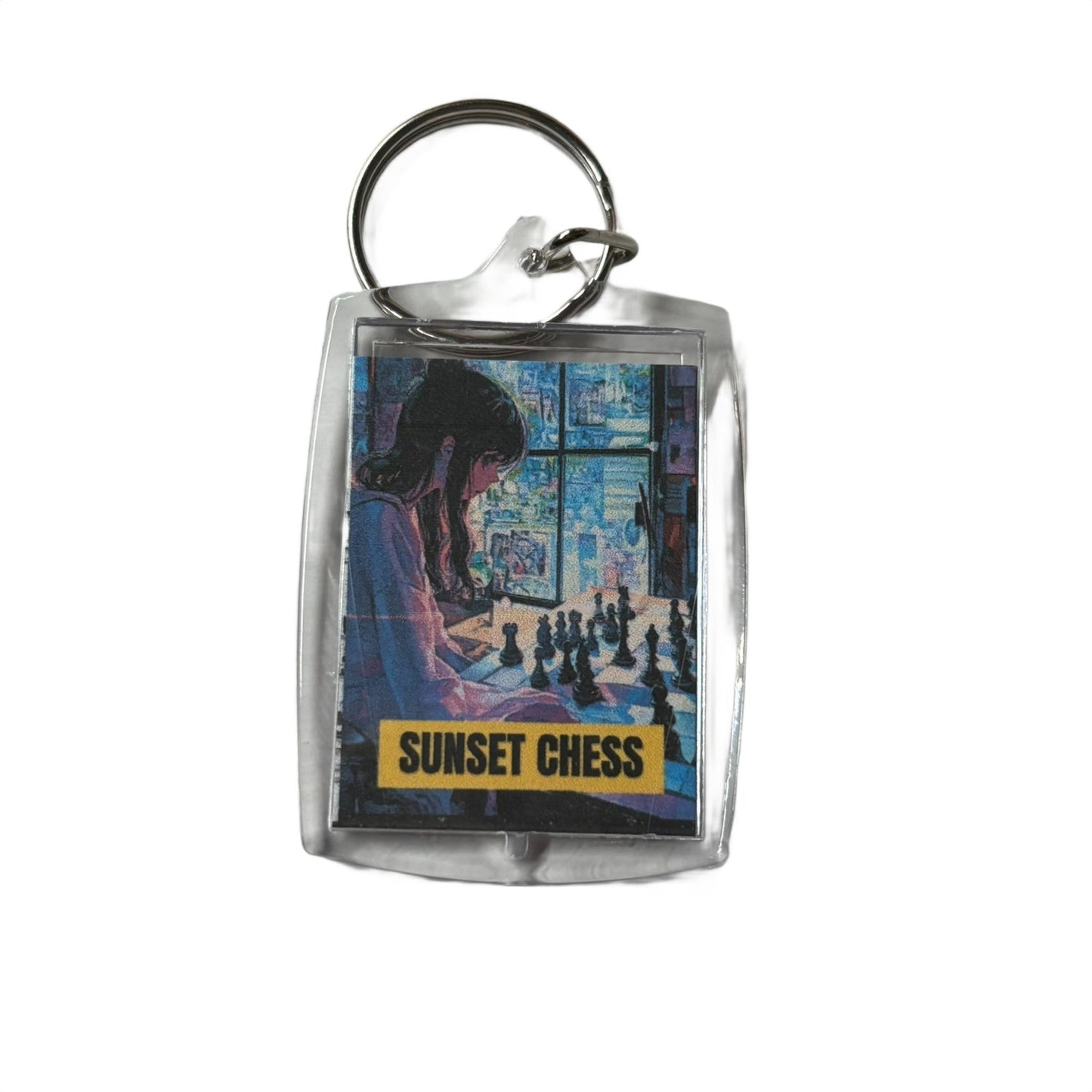Anime View - Chess  Photo Keychain