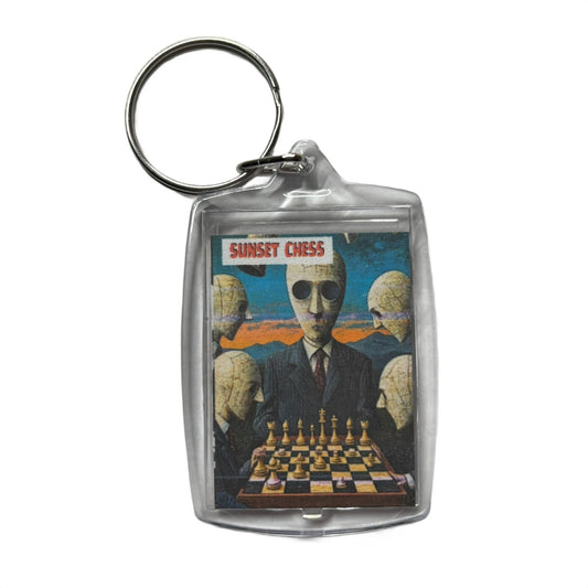 No Face - Chess  Photo Keychain