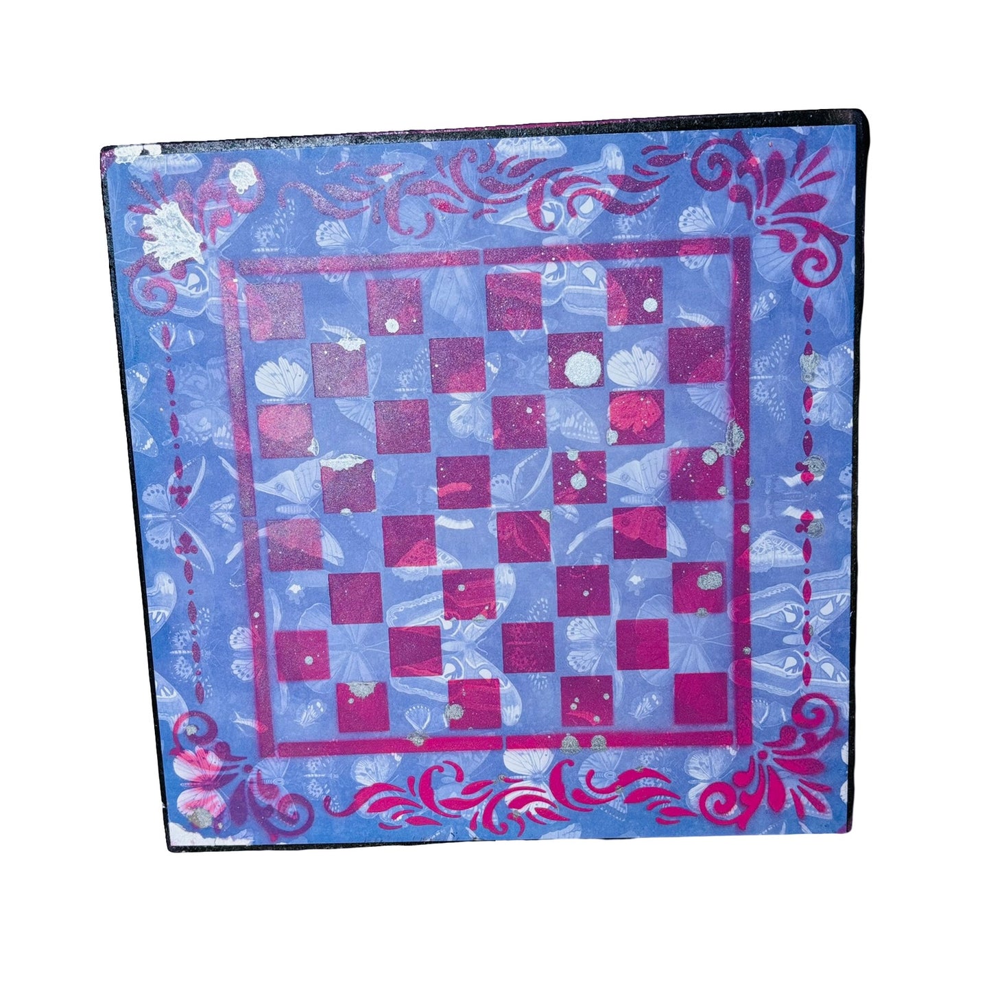 Lavish Purple - Scrapbook Chess Board