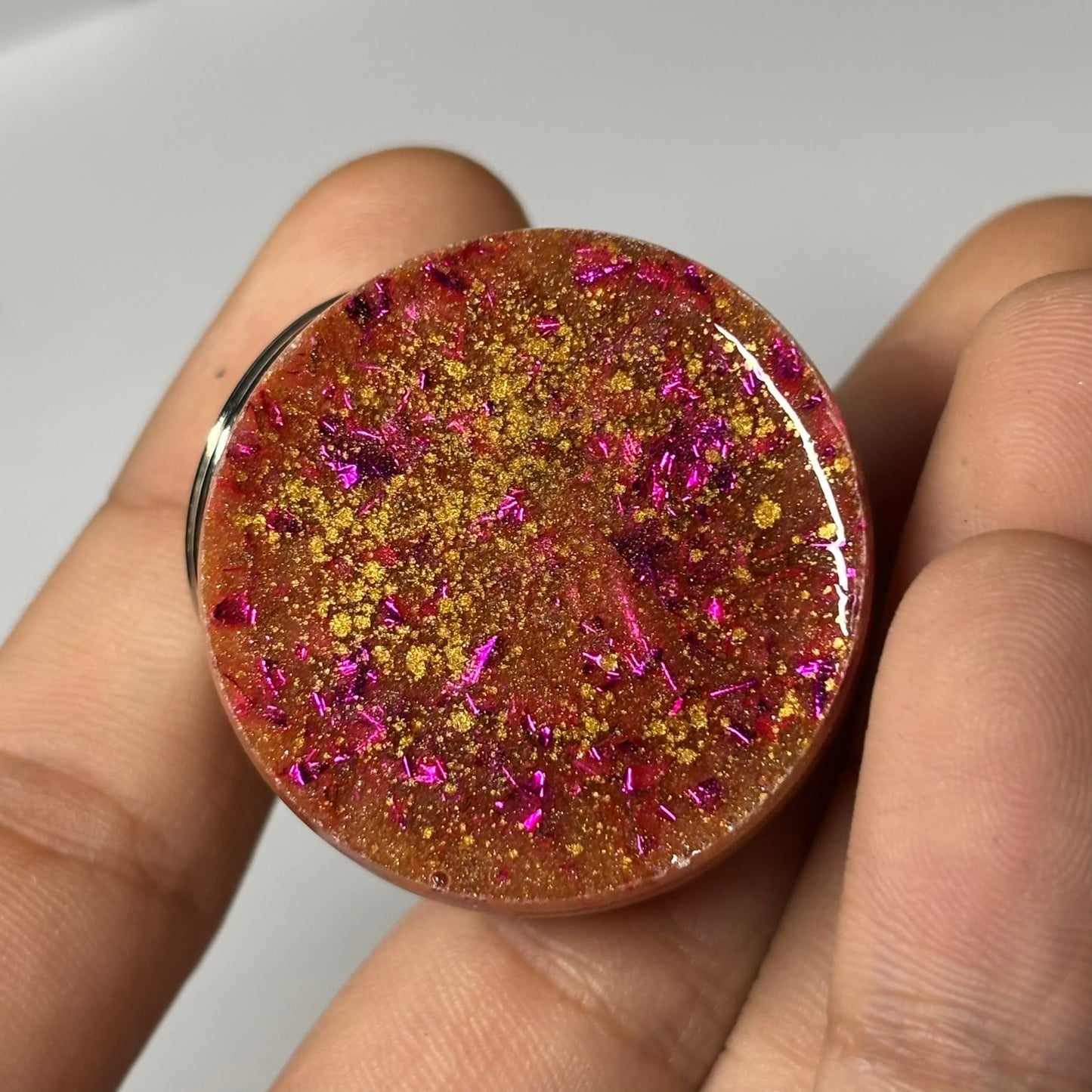 Royal Orange Pawn - Handmade Resin Keychain - Large Edition