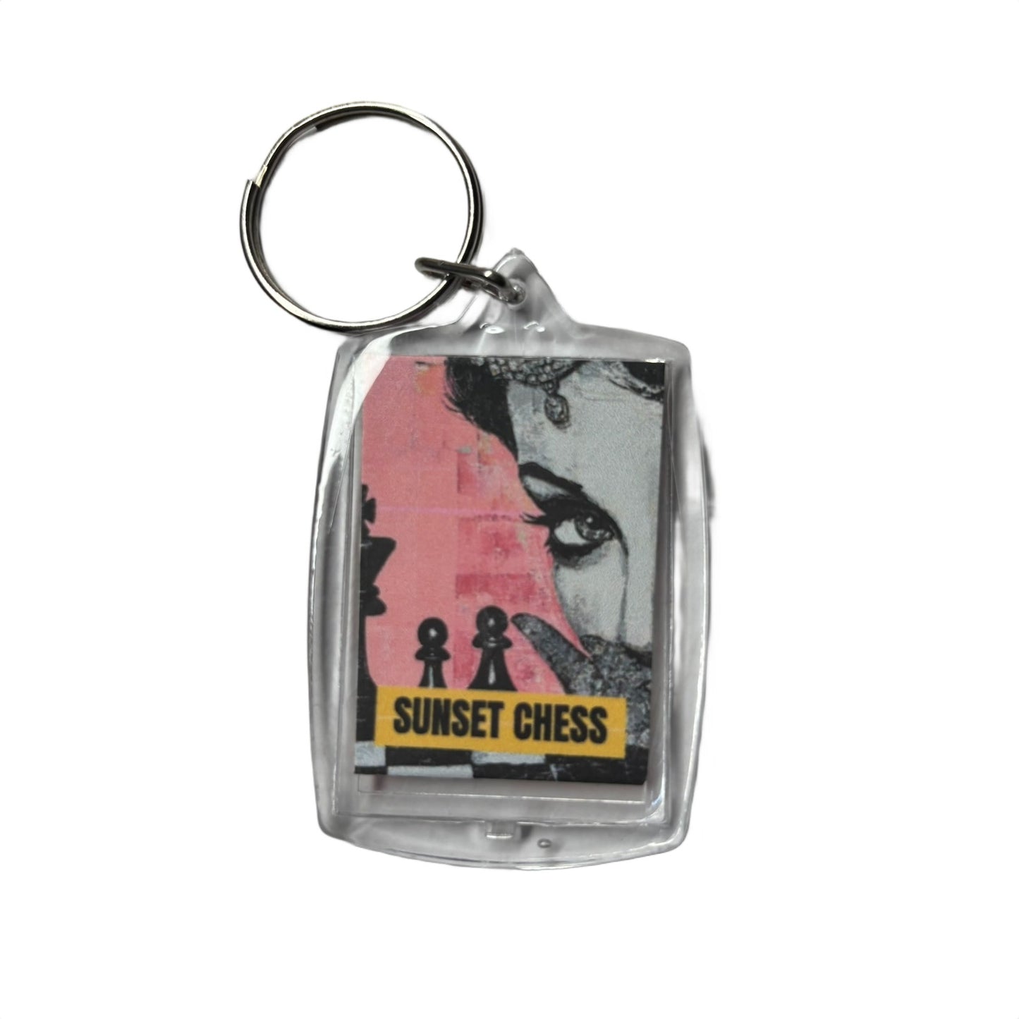 The Pink Spy - Chess  Photo Keychain