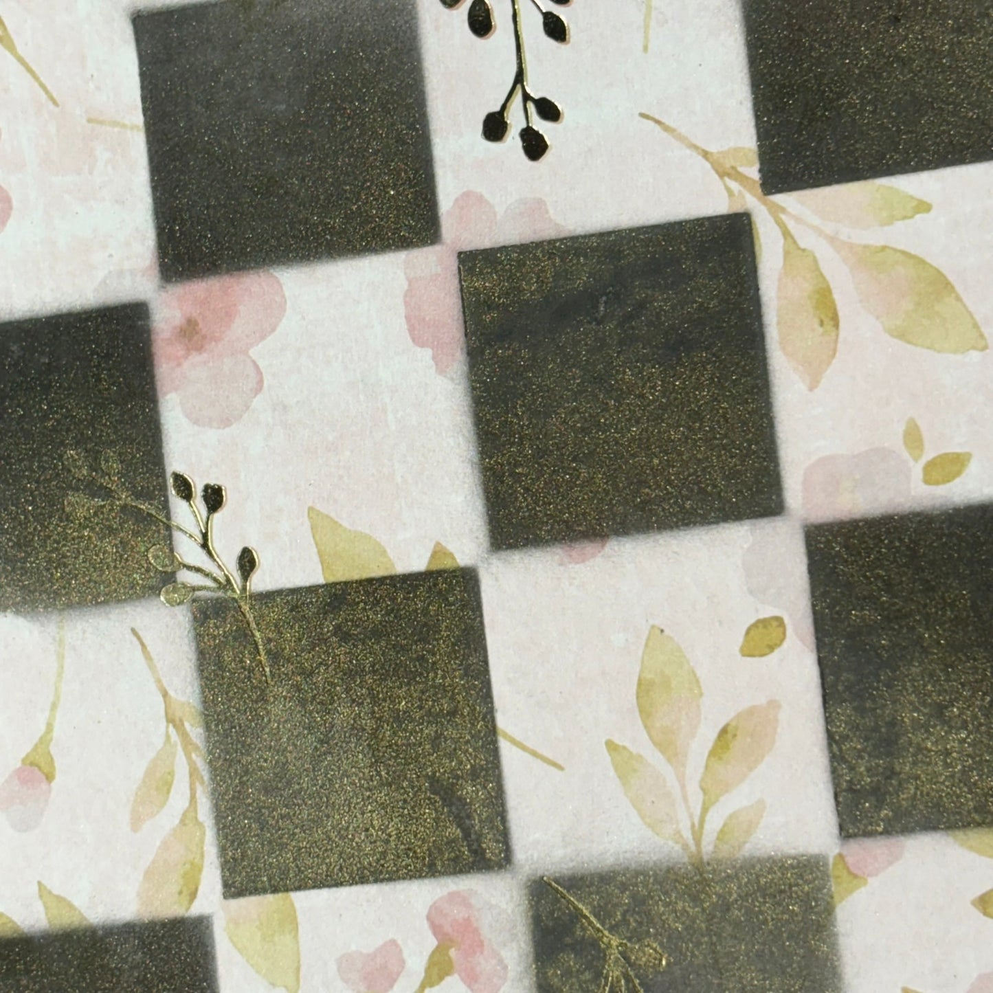 Soft Pink - Scrapbook Chess Board