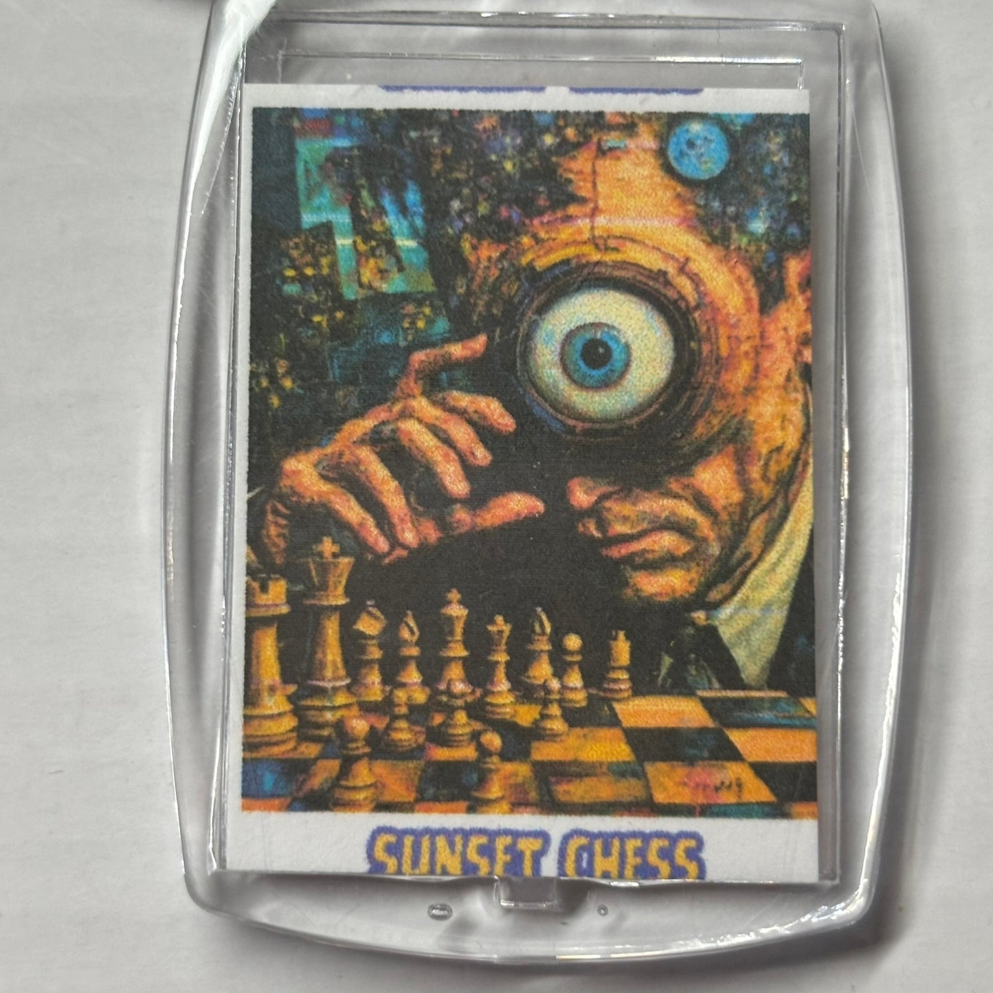 Singled Eye - Chess  Photo Keychain