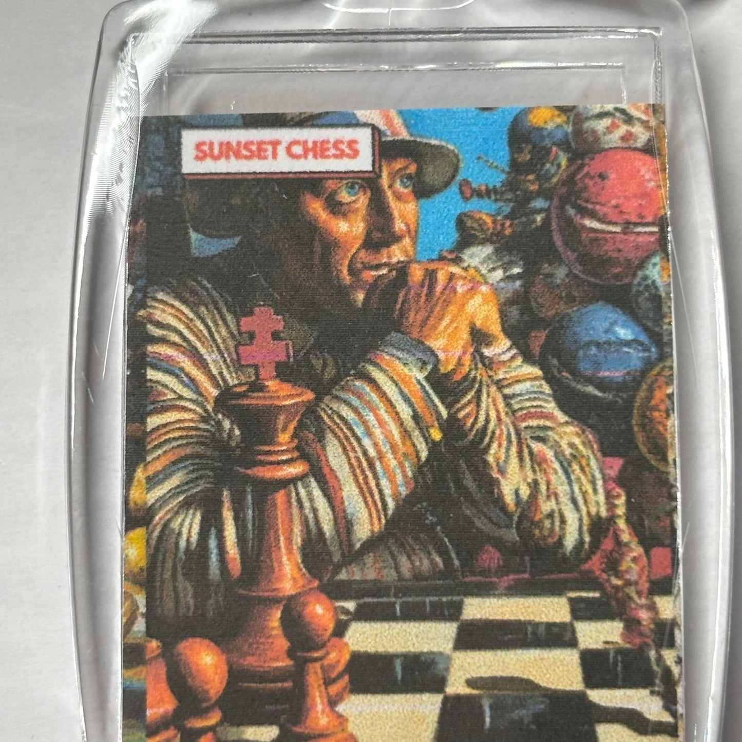 The View - Chess  Photo Keychain