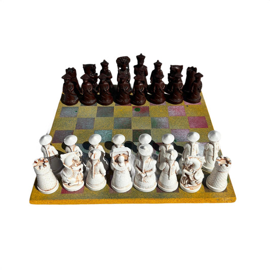 Colorful Sunshine Yellow - Chinese Edition Chess Set
