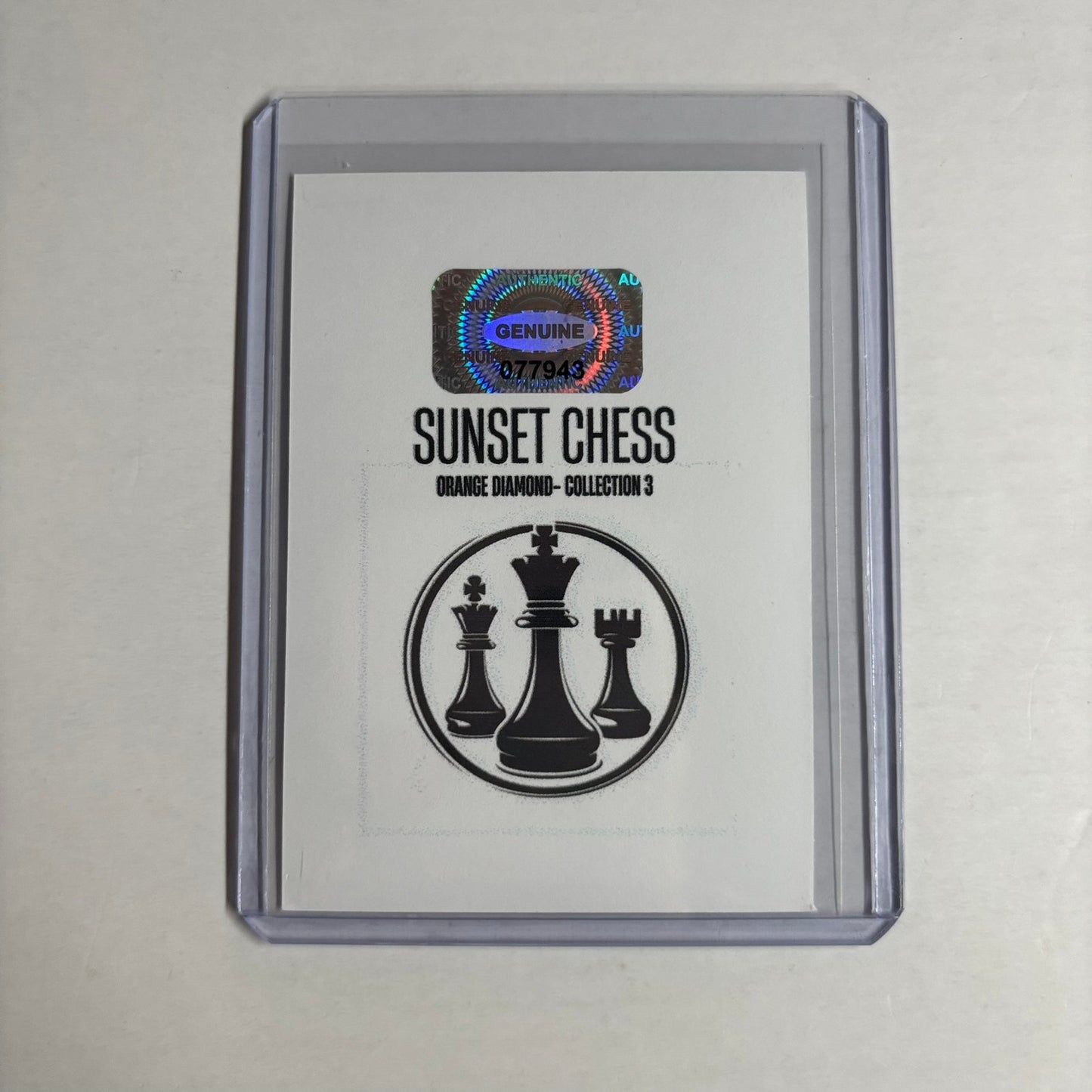 Orange Diamond Collection 3 - Trading Card
