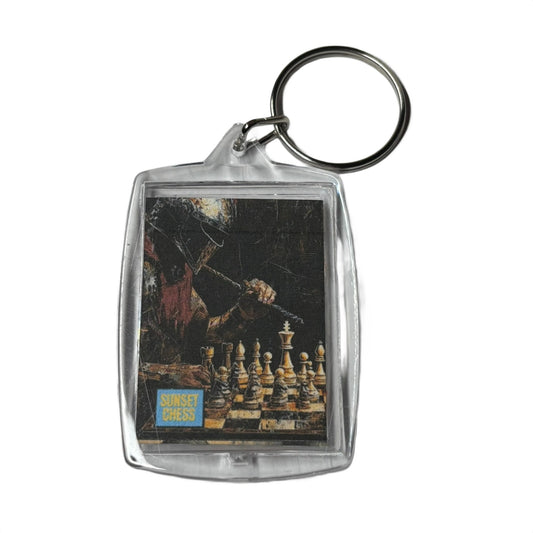 Gladiator - Sunset Chess Photo Keychain