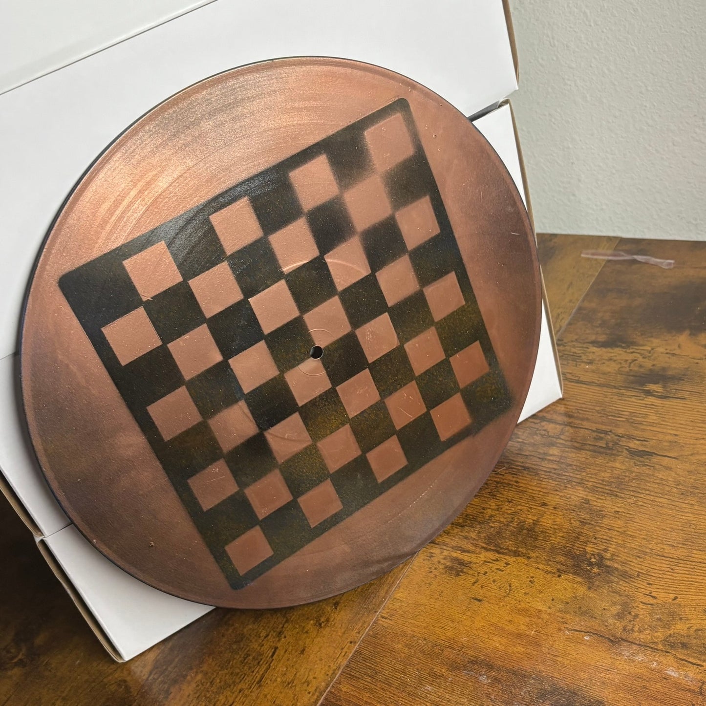 Bronze Black - Vinyl Chess Board