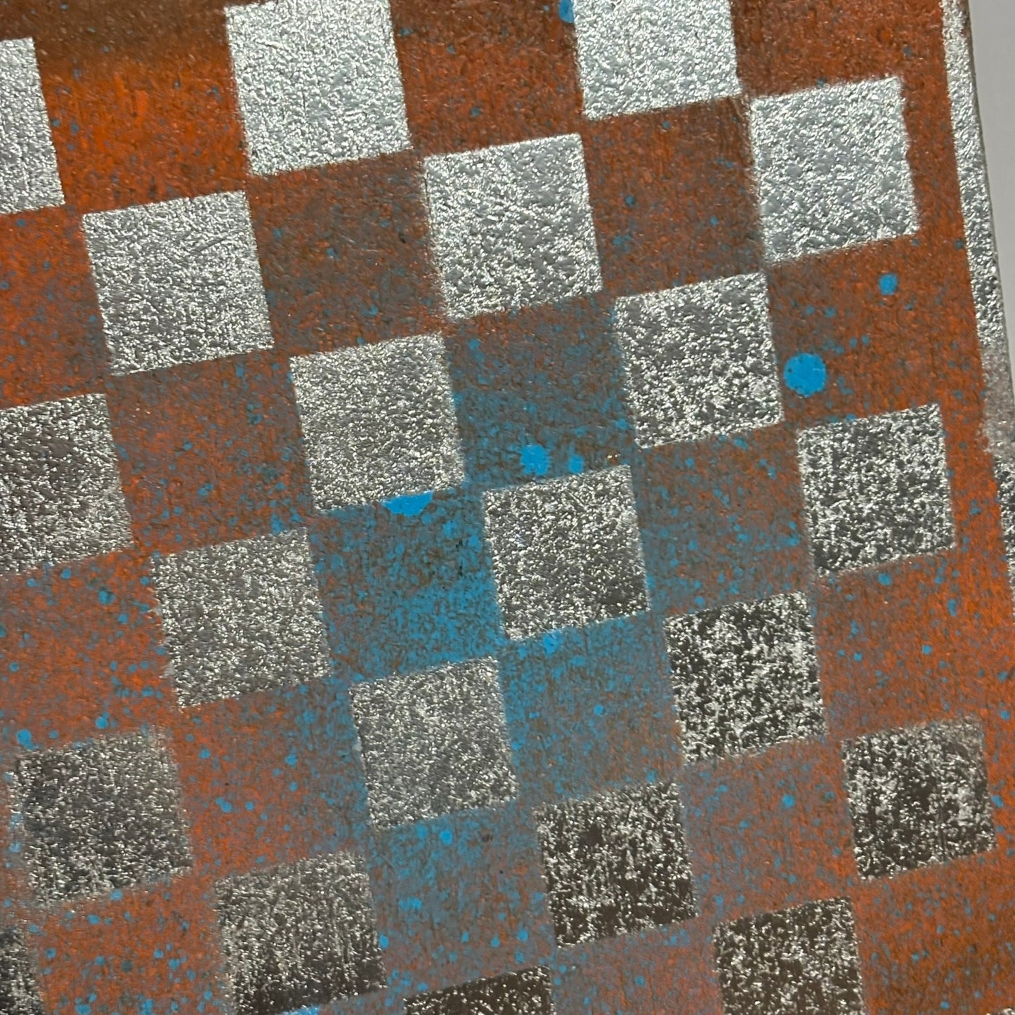 Miami Chrome - Painted Double Sided Chess Board