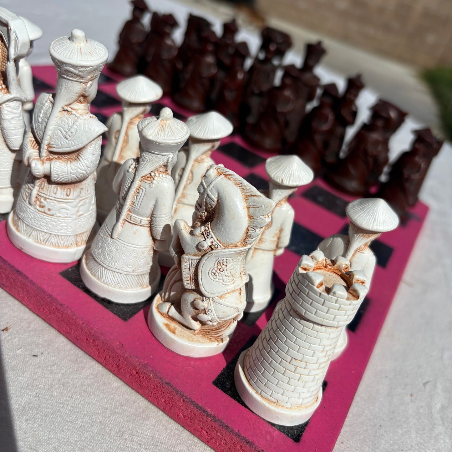 Pink Haze - Chinese Edition Chess Set