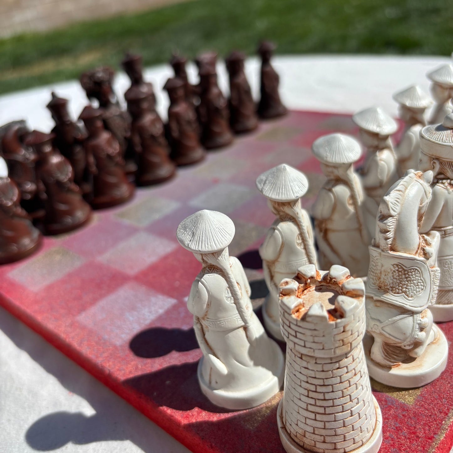 Violet Gold - Chinese Edition Chess Set